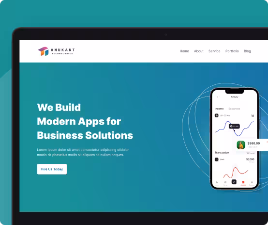 Anukant Technologies Website Design