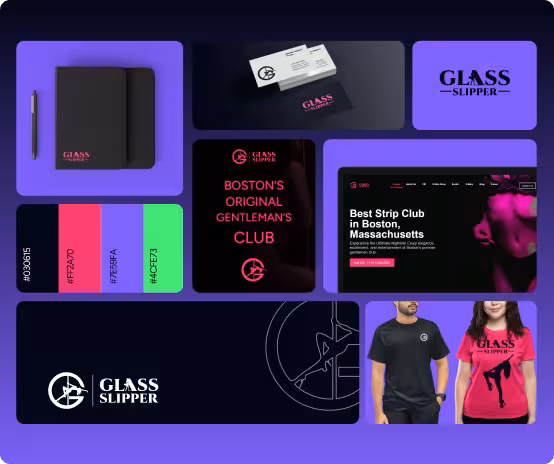 Glass Slipper Logo Design and Branding