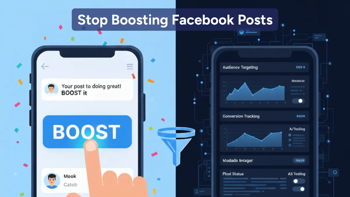 Meta Ads Manager vs Boost Post
